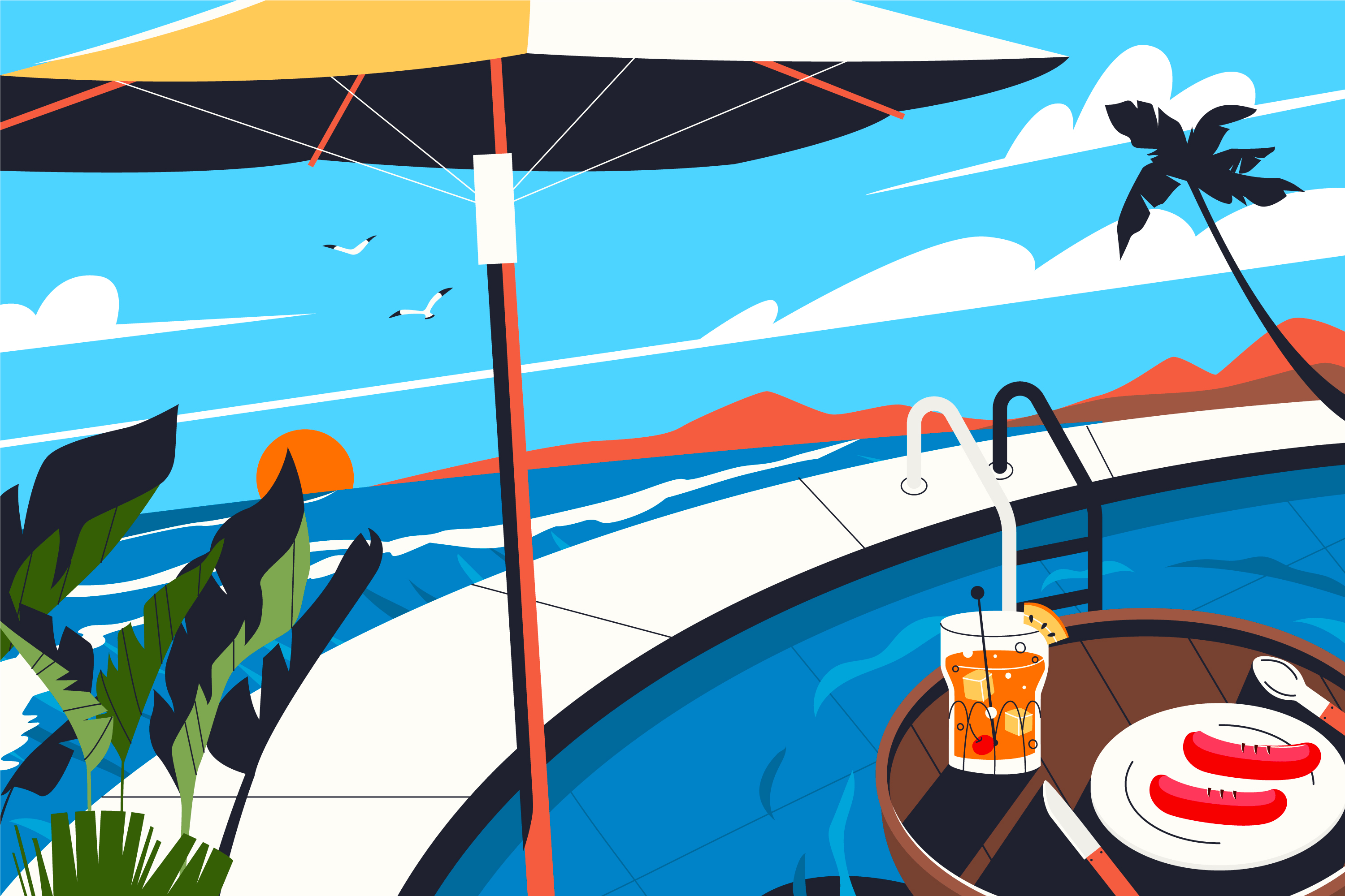 Cocktails & parasols